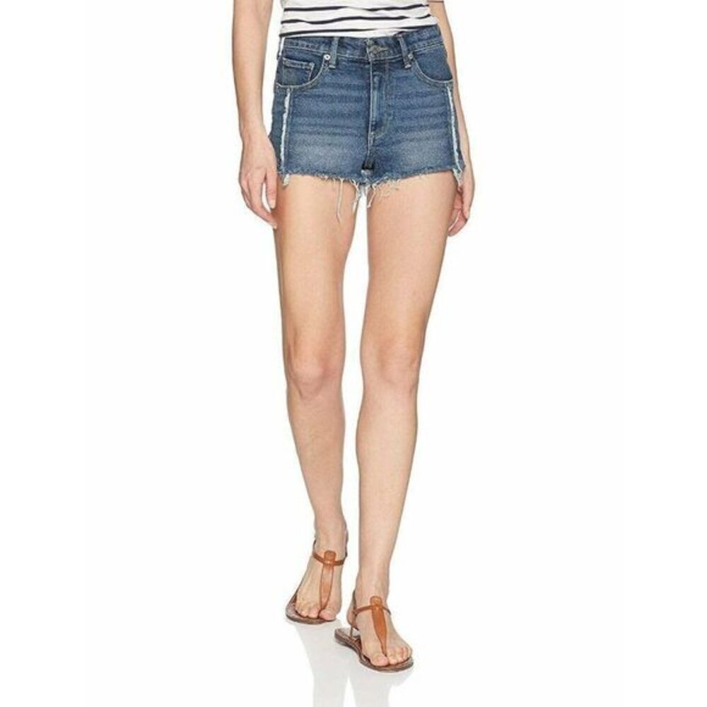 Lucky Brand $60 High-Rise‎ Shortie Jean Shorts 6/28